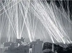  ??  ?? Anti-aircraft fire during an Allied raid in Algeria during Operation Torch, November 1942