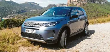  ?? Foto: Reinhold Radloff ?? Ein Sportler, der sich im Gelände wohlfühlt: der Landrover Discovery Sport.