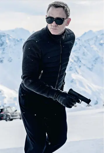  ??  ?? The forthcomin­g James Bond film, Spectre, starring Daniel Craig should help to keep audiences coming back to Odeon cinemas