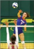  ?? PROVIDED PHOTOS ?? SUNY New Paltz senior Morgan Roessler was named to the All-Northeast Region team and SUNYAC Player of the Year.