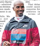  ??  ?? Time: For Mo Farah