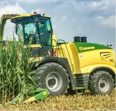  ??  ?? The Krone BigX 780 — the all-new 780 HP machine — will be on the Farmhand stand.