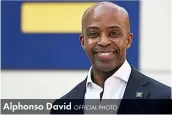  ?? OFFICIAL PHOTO ?? Alphonso David