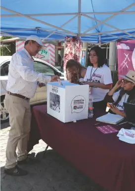  ?? MARIBEL CALDERÓN ?? La ciudadanía podrá participar hasta el próximo domingo.