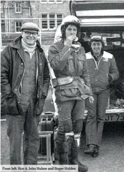  ??  ?? From left: Ron & John Hulme and Roger Holden