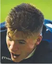  ??  ?? Scotland's centre Huw Jones.