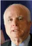  ??  ?? John McCain