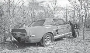  ?? CRAIG JACKSON/BARRETT-JACKSON AUCTIONS ?? “Little Red” was found in rural North Texas, where it has been stored by the same owner for more than two decades.