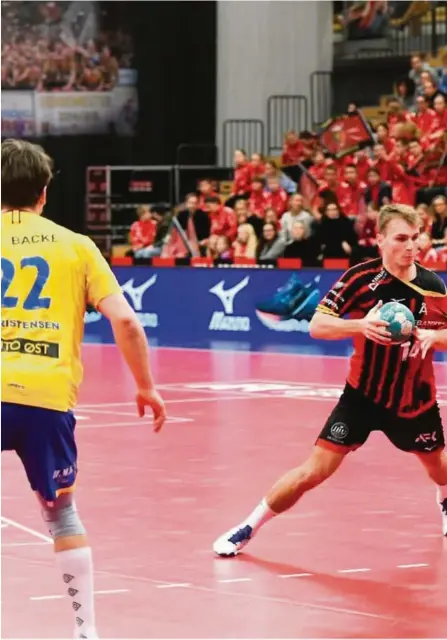  ?? ?? TOPPSCORER: Mathias Larson scoret syv mål i seieren mot Baekkelage­t.