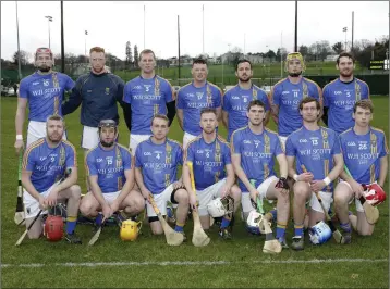  ??  ?? The Wicklow Senior hurling team who defeated Armagh in their NHL Division 4 league clash in Bray last weekend. Photos: Barbara Flynn