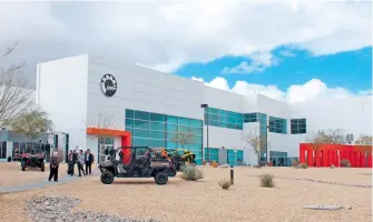  ?? /FOTOS: OLGA CASAS ?? Instalacio­nes de la planta número dos de la empresa BRP, de origen canadiense, que ensambla vehículos todo terreno en Ciudad Juárez