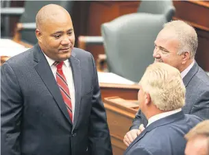  ?? RANDY RISLING TORONTO STAR FILE PHOTO ?? Liberal MPP Michael Coteau is the only one of the three declared candidates who currently holds a seat in the legislatur­e, but candidates have until Nov. 25 to enter, after the federal election.