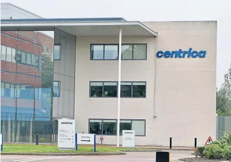  ?? ?? TURNAROUND: Centrica has announced pre-tax profits of £948 million for 2021, double the previous year’s tally.