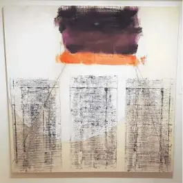  ?? MATTHEW J. PALM/ORLANDO SENTINEL ?? An untitled work by Cicero Greathouse (1950-2019) on view at the Art & History Museums — Maitland.