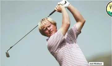  ?? Jack Nicklaus ?? check on your clubface alignment before pulling the trigger.