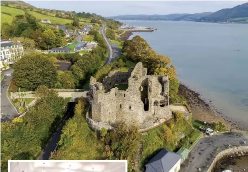  ??  ?? Above: One of the many medieval buildings that remain in Carlingfor­d, the restored castle dominates the harbour that brought trade and prosperity to the town during the Middle Ages.