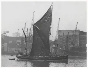  ??  ?? BELOW The Cambria makes one of its last working visits to London’s Tower Pier in 1970