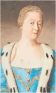  ??  ?? Augusta, Princess of Wales. Das Bild stammt aus dem Jahre 1754 von Jean-Etienne Liotard.