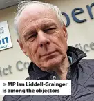  ?? ?? > MP Ian Liddell-Grainger is among the objectors