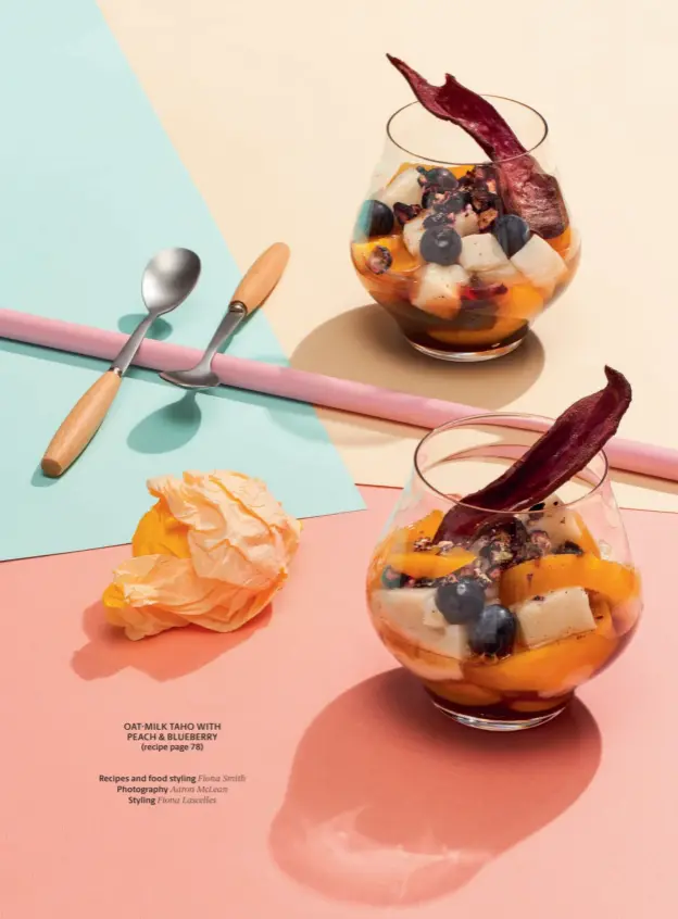  ??  ?? Recipes and food styling Fiona Smith Photograph­y Aaron Mclean Styling Fiona Lascelles