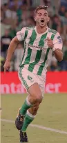  ??  ?? Fabian Ruiz, 22 anni, centrocamp­ista del Betis EPA