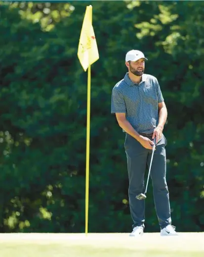  ?? ANDREW REDINGTON/GETTY ?? World No. 1 and former champ Scottie Scheffler enters the Masters on a roll. The 27-year-old from Dallas, the betting favorite to win this year, has two victories and a runner-up finish in his last three starts on the PGA Tour.