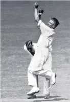  ??  ?? Feared: Harold Larwood spearheade­d ‘Bodyline’ in the 1932-33 Ashes series