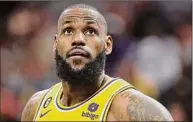  ?? ?? Lebron James has paid attention to issues off the court as well as on, founding the Lebron James Family Foundation in 2004.