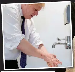  ??  ?? This is how to do it: Boris Johnson in a photo on his Instagram account