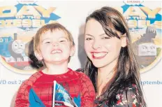  ??  ?? ▼Kate Ford with her son Otis.