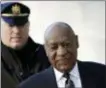  ??  ?? Bill Cosby arrives for a pretrial hearing in his sexual assault case at the Montgomery County Courthouse, Tuesday, March 6 in Norristown.