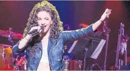  ?? TNS/FILE ?? Ana Villafañe, who portrayed Gloria Estefan in Broadway’s “On Your Feet!” musical, will perform tonight in the Miami Design District.