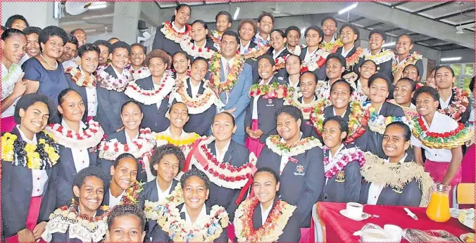  ?? Picture: Ministry of Education. ?? Prefects of Adi Cakobau School during their prefects induction last week.