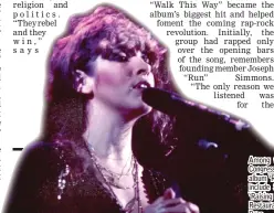  ??  ?? Among the recordings selected for the Library of Congress’ National Recording Registry are the 1977 album ‘Rumours’ by Fleetwood Mac, whose members include Stevie Nicks (left), Run-DMC’s 1986 album ‘Raising Hell’ (top) and Guthrie’s 1967 single...