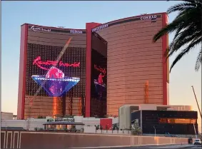  ?? (AP/Ken Ritter) ?? Resorts World Las Vegas is seen on Las Vegas Boulevard last week.