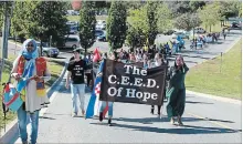  ?? FILE PHOTO METROLAND ?? Upwards of 32 cultural and community groups participat­ed in last year’s CEED of Hope parade.