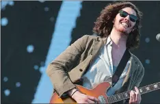  ?? BRIAN VAN DER BRUG/LOS ANGELES TIMES/TNS ?? Hozier performs at Coachella in 2015.