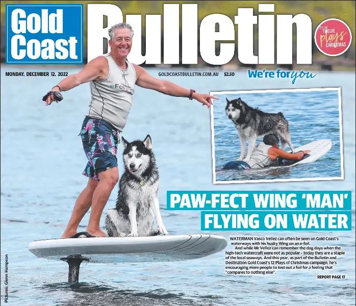 PAWFECT WING ‘MAN’ FLYING ON WATER PressReader