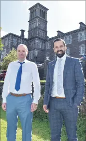  ?? ?? L-r: Mr Garvan Queeney (deputy principal) and Mr Sean Lane (principal).