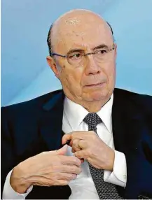  ?? Alan Marques - 22.dez.2016/Folhapress ?? O ministro da Fazenda, Henrique Meirelles, durante evento