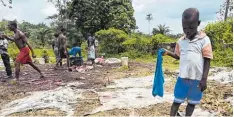  ?? Foto: Pius Utomi Ekpei, afp ?? In afrikanisc­hen Staaten wie Äthiopien, Kenia oder wie hier in Nigeria boomt das Ge schäft mit Eselshäute­n.