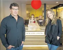  ?? Allen J. Schaben Los Angeles Times ?? RICHARD Brener, left, and Carolyn Blackwood co-lead New Line, whose “Conjuring” movies have made more than $1 billion.