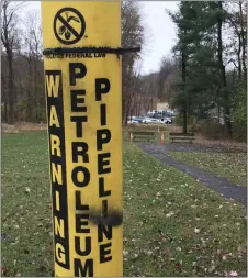  ?? PETE BANNAN - MEDIANEWS GROUP ?? A leak from a valve station along a Sunoco pipeline caused the second gas smell problem in Delaware County Monday.