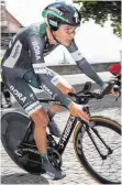  ?? FOTO: DPA ?? Emanuel Buchmann wurde Zehnter bei der Tour de Romandie.