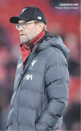  ?? Picture: Getty Images ?? JUERGEN KLOPP