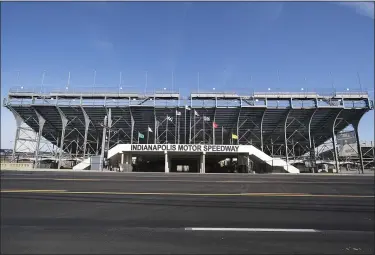  ?? AJ MAST — THE ASSOCIATED PRESS ?? The main gate of Indianapol­is Motor Speedway in Indianapol­is is shown in November.