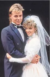  ?? ?? REUNITING: Kylie Minogue and Jason Donovan in Neighbours, left, and on stage.