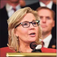  ?? Mandel Ngan / AFP via Getty Images ?? U.S. Rep. Liz Cheney said Tuesday she planned to vote to impeach President Donald Trump.