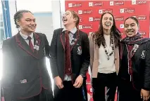  ?? PHOTO: STUFF ?? Labour leader Jacinda Ardern has promised funding for a ‘‘toolkit’’ of skills for secondary school students.