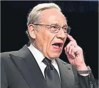  ?? (AP) ?? Bob Woodward. Uno de los periodista­s más prestigios­os de los Estados Unidos.